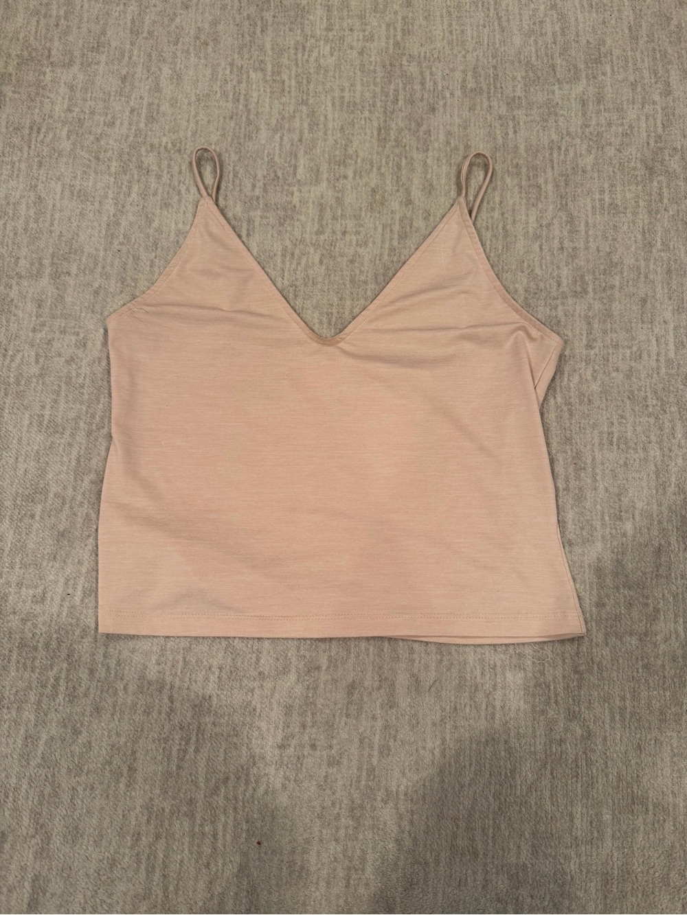Me to We Sleeveless V-Neck Cami Tank Top - Blush Pink
